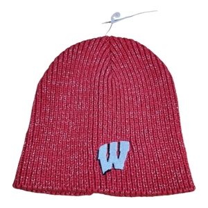 NWT Wisconsin‎ Badgers beanie woman's college Football